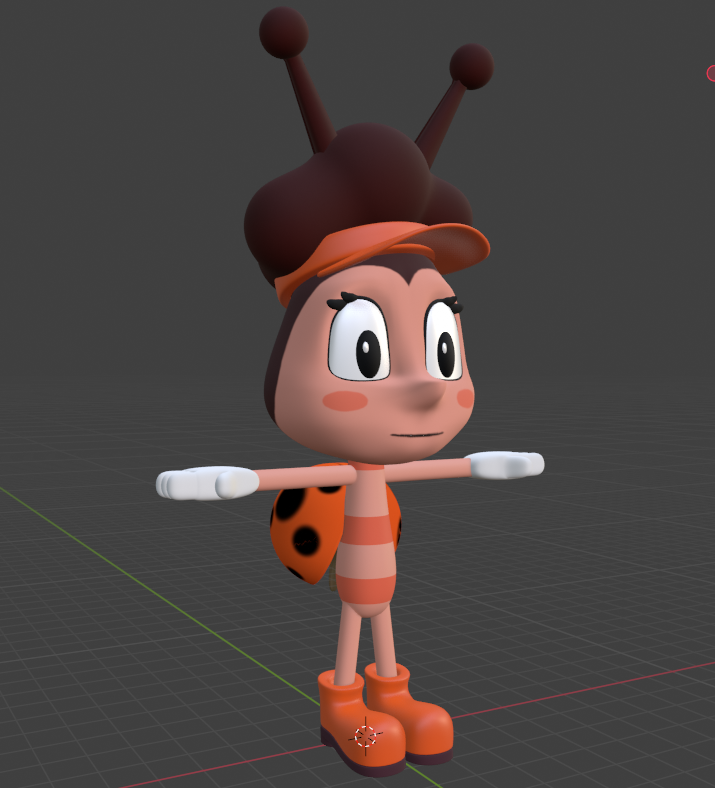 Tammy 3D Character for cartoon