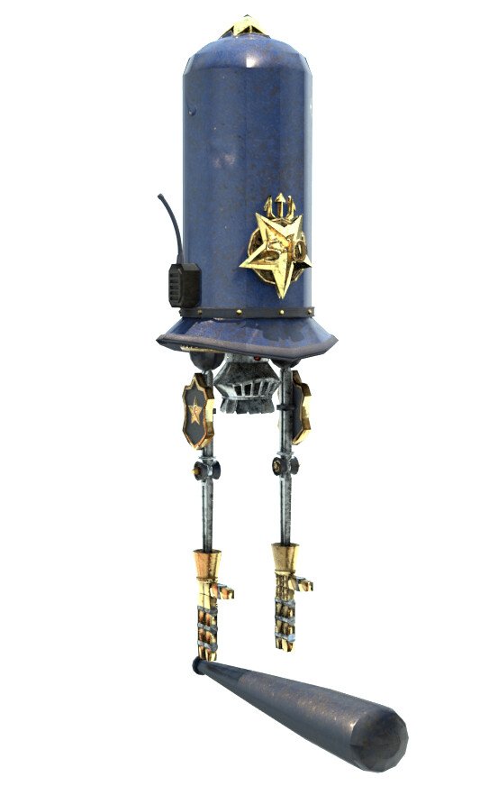 Police Robot Final render for CG Spectrum course